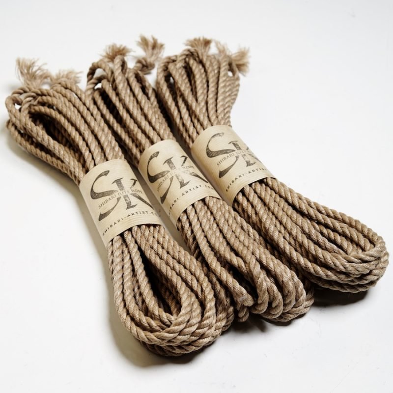 Corde Shibari en Jute 10 mètres, 6mm ,fabriqué en France