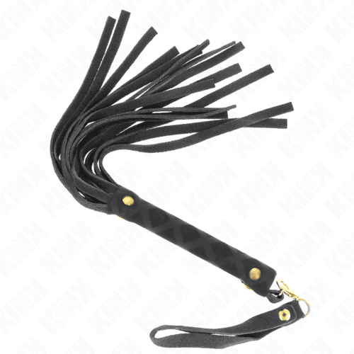 Mini martinet noir en daim, Fetish submissive