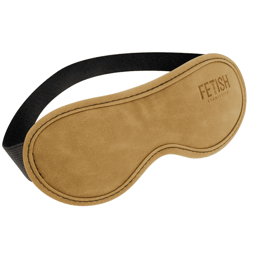 Masque marron en néoprène, Fetish submissive