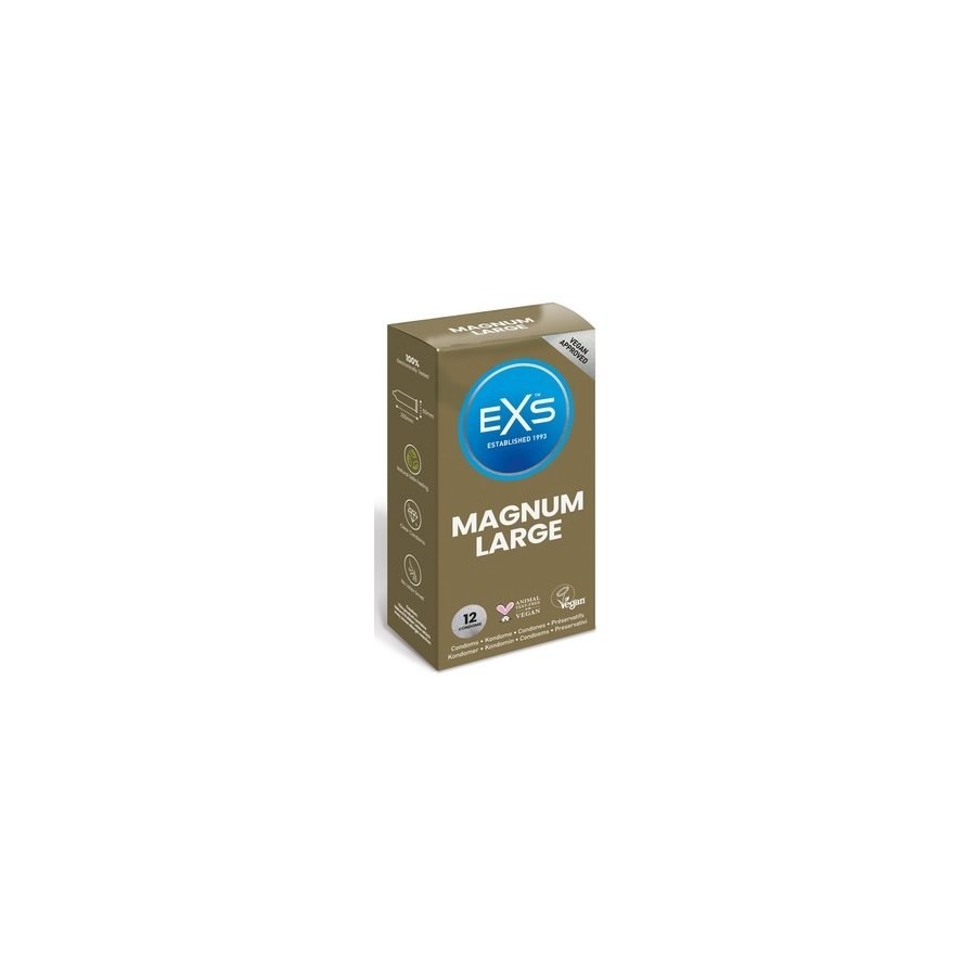 Préservatifs Exs Magnum grande taille, x12
